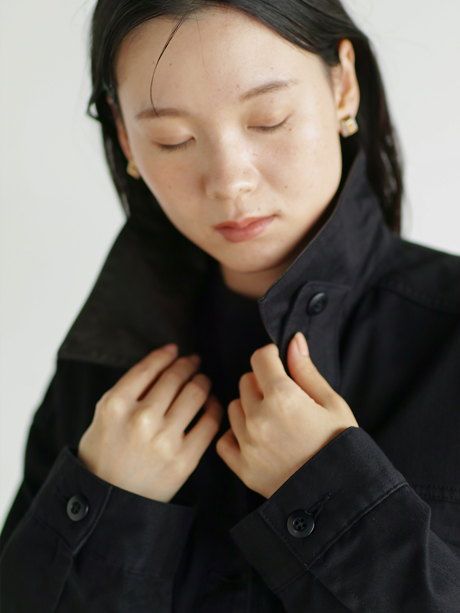 奥山優バックプリントブルゾン